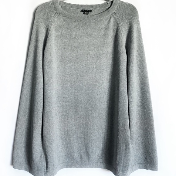 IMAN Gray Platinum Luxe Touch of Cashmere Cape/Poncho - Picture 4 of 11